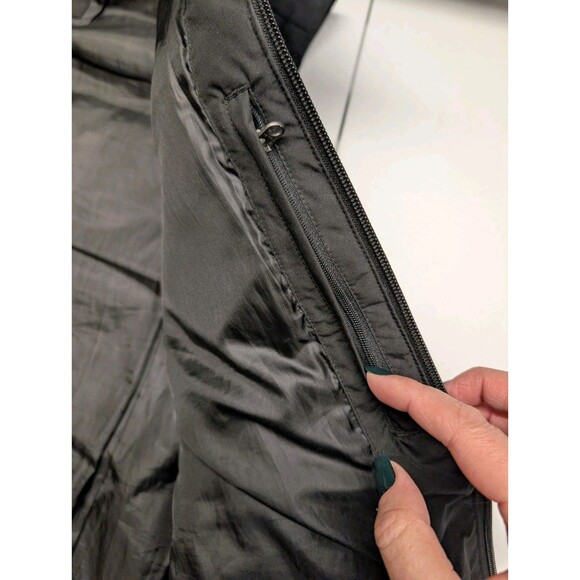 Eddie Bauer Puffer Vest Men's Large Red Black Plaid Goose Down EB 650 Full Zip - Picture 6 of 9